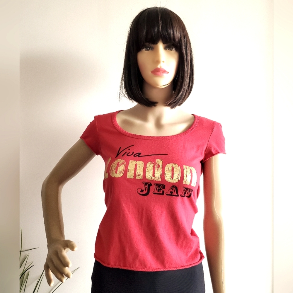 VIVA LONDON JEAN Crop Top